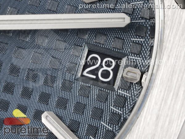 Royal Oak 37mm 15450 SS APSF 1:1 Best Edition Blue Textured Dial on SS Bracelet SA3120 Super Clone - Image 8