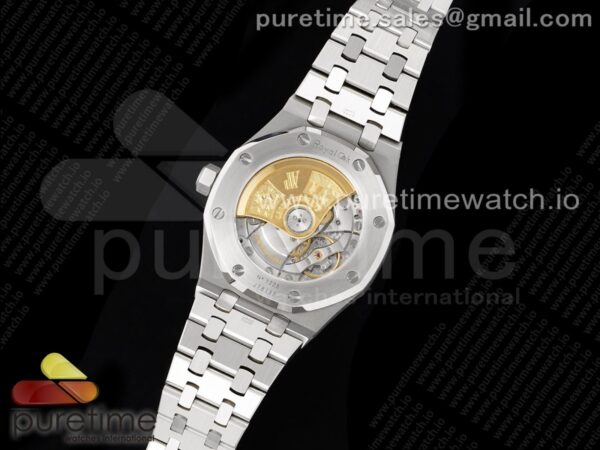 Royal Oak 37mm 15450 SS APSF 1:1 Best Edition Blue Textured Dial on SS Bracelet SA3120 Super Clone - Image 3