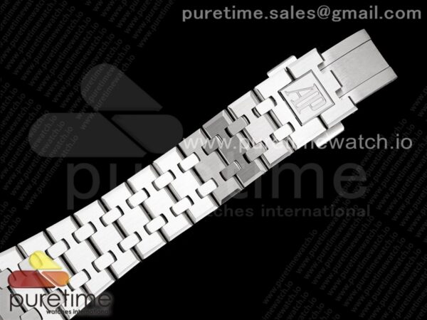 Royal Oak 37mm 15450 SS APSF 1:1 Best Edition Blue Textured Dial on SS Bracelet SA3120 Super Clone - Image 19