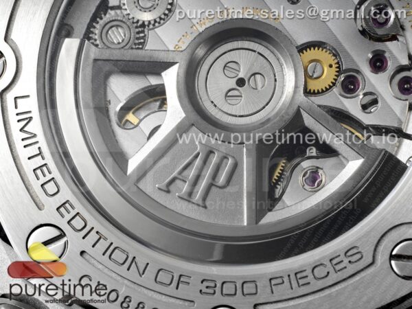 Royal Oak Offshore Diver 15720 SS APSF 1:1 Best Edition Black Dial Ceramic Bezel on Black Rubber Strap A4308 Super Clone - Image 19