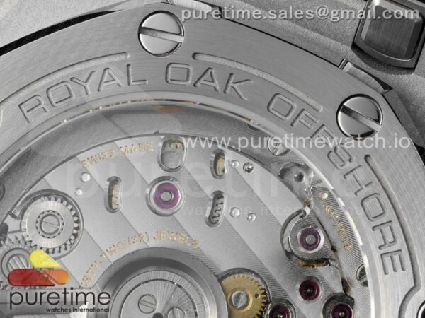 Royal Oak Offshore Diver 15720 SS APSF 1:1 Best Edition Black Dial Ceramic Bezel on Black Rubber Strap A4308 Super Clone - Image 17