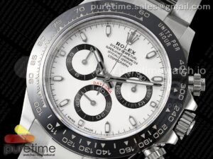 Daytona 116500 APSF 1:1 Best Edition 904L SS Case and Bracelet White Dial SH4130