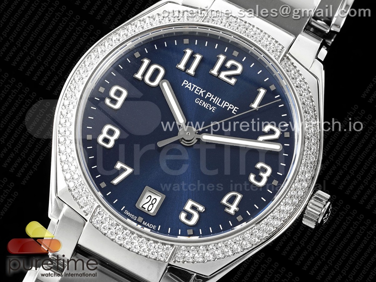 Twenty~4 7300/1200A SS PPF 1:1 Best Edition Blue Dial on SS Bracelet 324CS