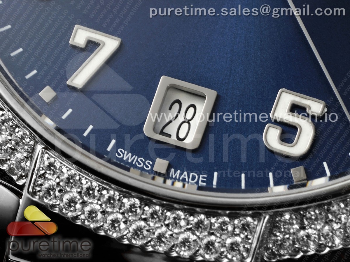 Twenty~4 7300/1200A SS PPF 1:1 Best Edition Blue Dial on SS Bracelet 324CS - Image 4