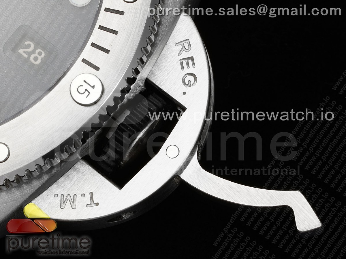 PAM1323 Y 44mm Submersible VSF 1:1 Best Edition Gray Dial on Rubber Strap P.9011 Clone - Image 10