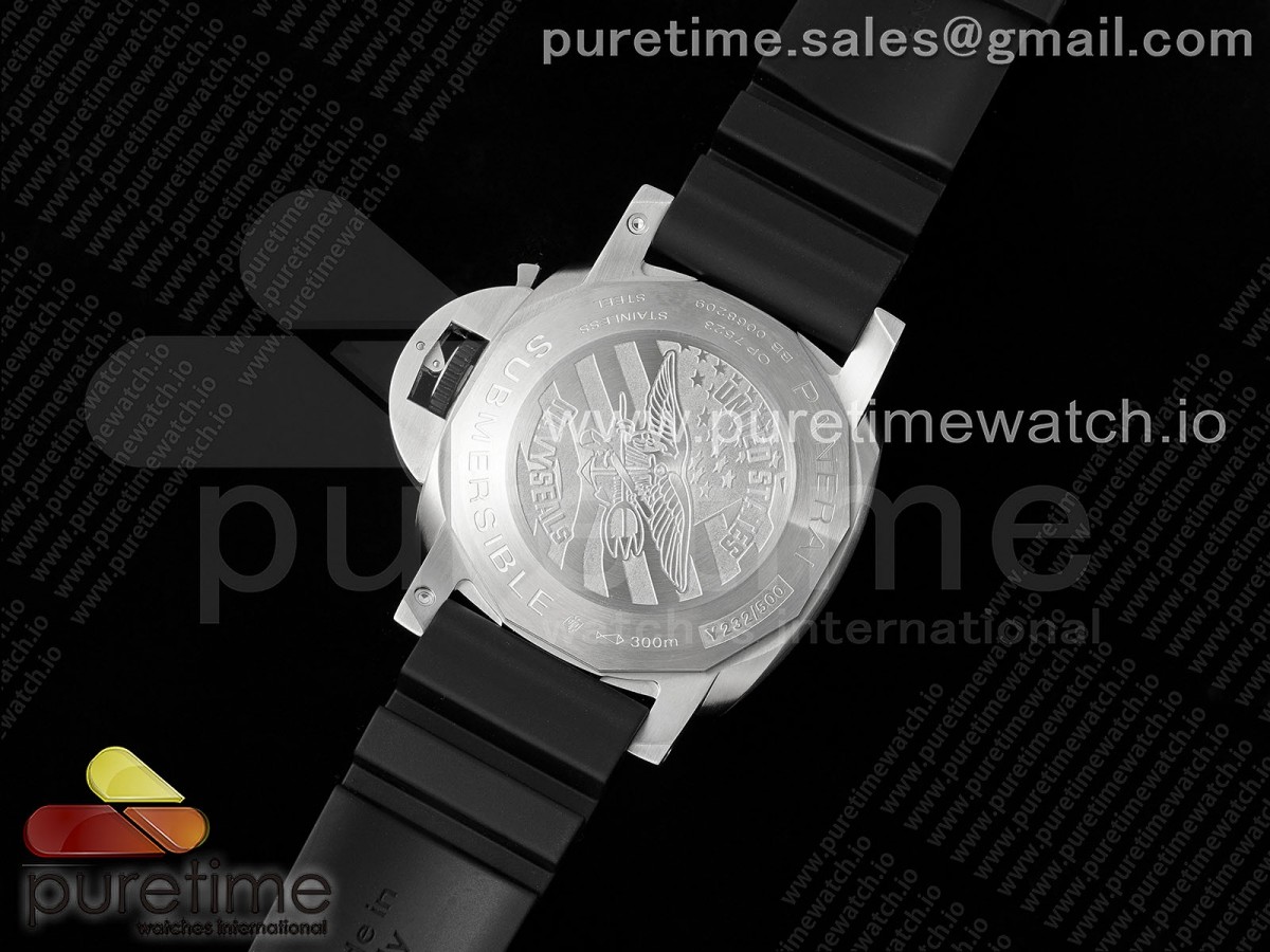PAM1323 Y 44mm Submersible VSF 1:1 Best Edition Gray Dial on Rubber Strap P.9011 Clone - Image 12