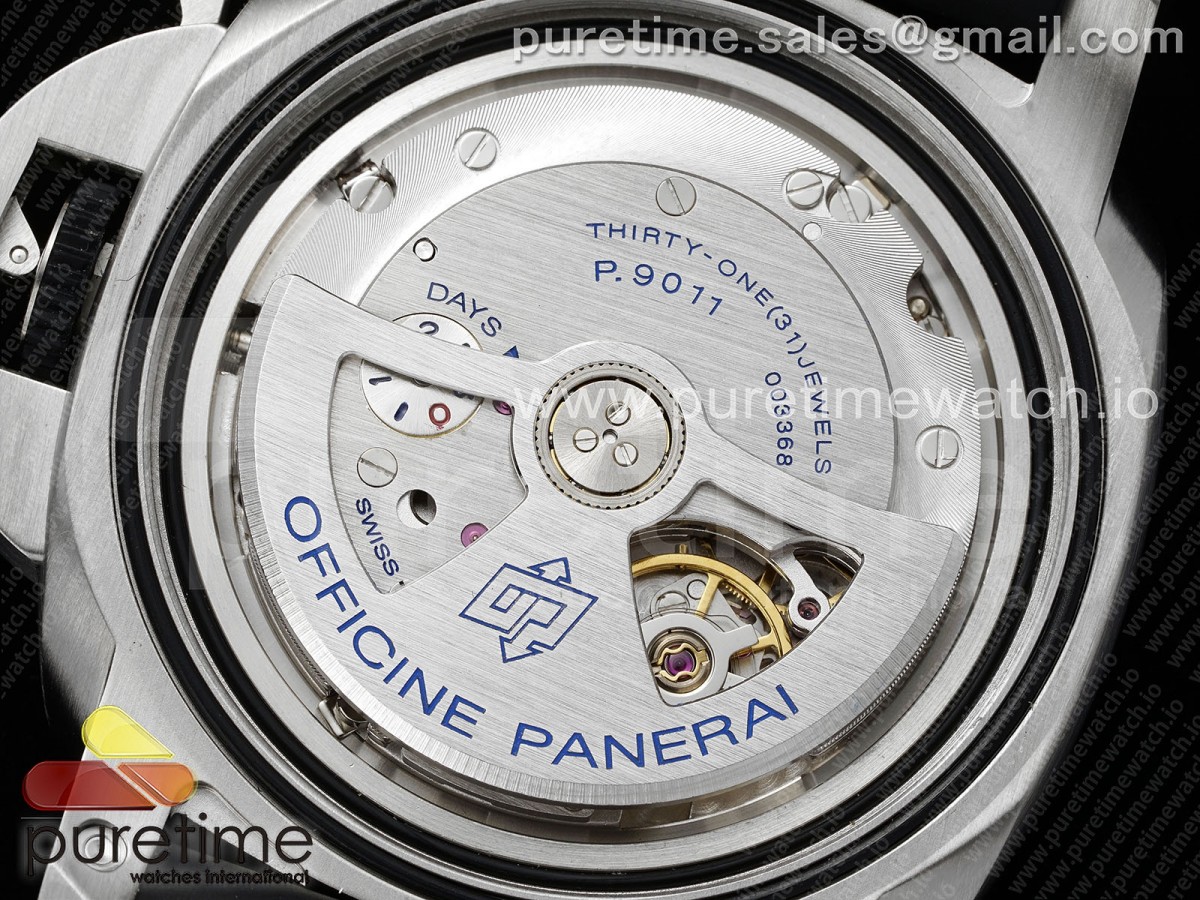 PAM1323 Y 44mm Submersible VSF 1:1 Best Edition Gray Dial on Rubber Strap P.9011 Clone - Image 20