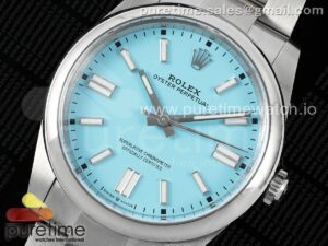 Oyster Perpetual 124300 41mm Clean 1:1 Best Edition 904L Steel Tiffany Blue Dial VR3230