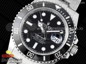 Submariner 41mm 126610 LN Black Ceramic 904L Steel AR+F 1:1 Best Edition VR3235