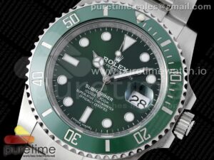 Submariner 40mm 116610 LV Green Ceramic 904L Steel AR+F 1:1 Best Edition VR3135