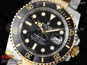 Submariner 116613 LN Black Ceramic AR+F 1:1 Best Edition 904L SS Case and Bracelet VR3135