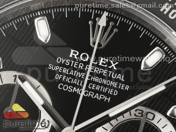 Daytona 116500 KING 1:1 Best Edition Black Dial on SS Bracelet SH4130 - Image 4