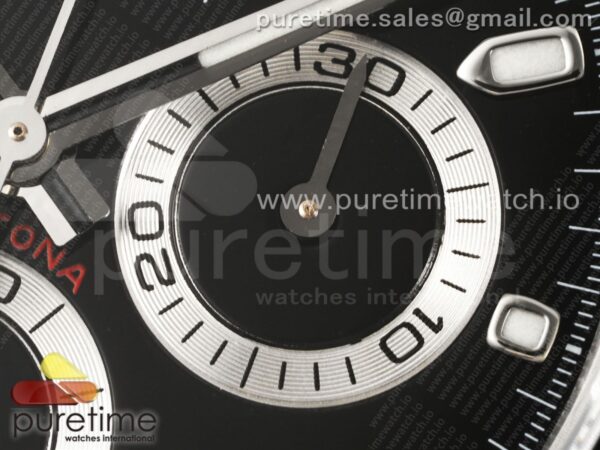 Daytona 116500 KING 1:1 Best Edition Black Dial on SS Bracelet SH4130 - Image 5