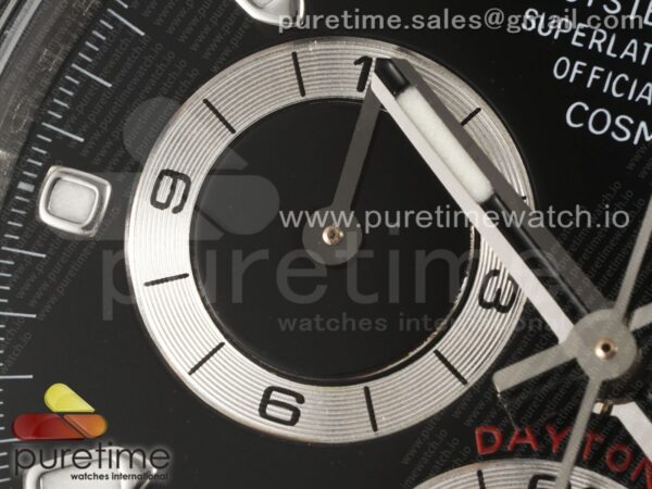 Daytona 116500 KING 1:1 Best Edition Black Dial on SS Bracelet SH4130 - Image 7
