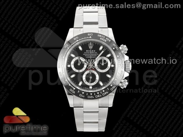 Daytona 116500 KING 1:1 Best Edition Black Dial on SS Bracelet SH4130 - Image 3