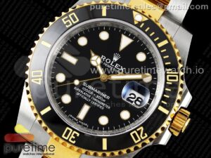 Submariner 116613 LN KF 1:1 Best Edition YG Wrapped Blue Dial on SS/YG Bracelet VR3135