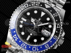 GMT-Master II Batman 126710 BLNR 904L Steel VSF 1:1 Best Edition VR3285 (Correct Hand Stack)