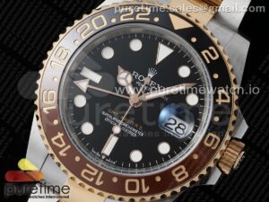 GMT Master II Rootbeer 126715 CHNR 904L SS Clean Factory 1:1 Best Edition on Oyster Bracelet VR3285 CHS