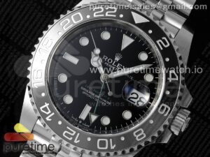 GMT-Master II 126710 GRNR Black/Gray Ceramic 904L Steel Clean 1:1 Best Edition on Jubilee Strap DD3285