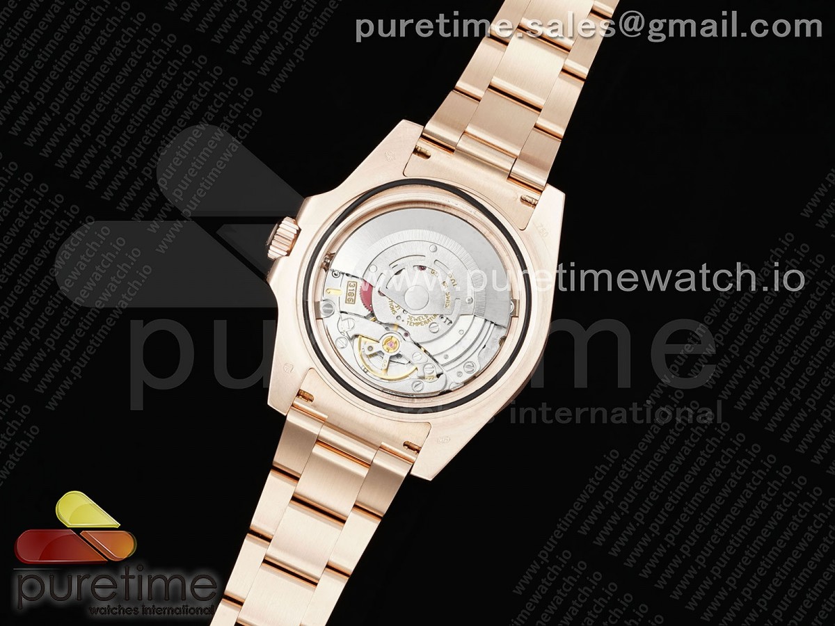 GMT Master II Rootbeer 126715 CHNR Black/Brown Ceramic VSF Best Edition Wrapped RG Gold Case and Bracelet VR3186 CHS - Image 24