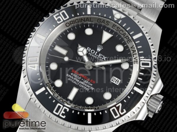 Sea-Dweller 4000 126600 ARF Best Edition Black Dial on SS Bracelet A3235