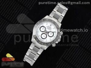 Daytona 116500 VSF 1:1 Best Edition 904L SS Case and Bracelet White Dial SA4130