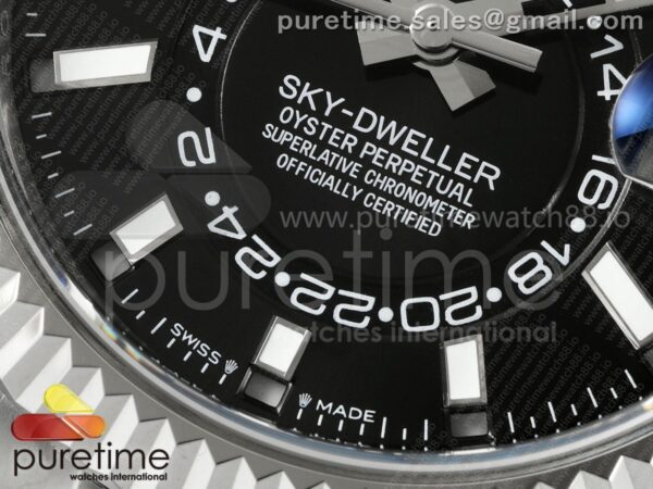 Skydweller SS ZF 1:1 Best Edition Black Dial on SS Jubilee Bracelet A9002 V2 - Image 33