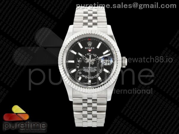 Skydweller SS ZF 1:1 Best Edition Black Dial on SS Jubilee Bracelet A9002 V2 - Image 34