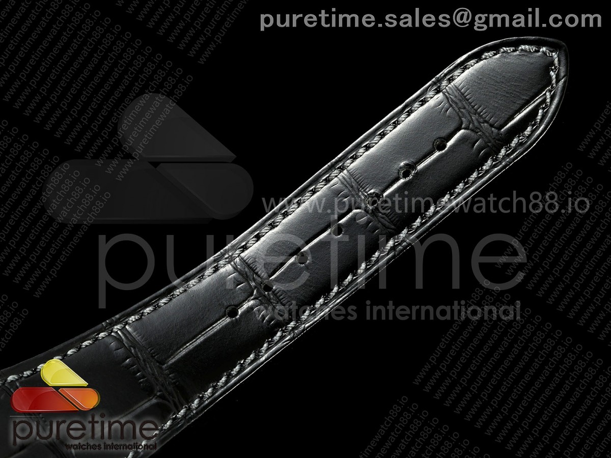 Nautilus 5711 RG DDF 1:1 Best Edition Gray Dial on Black Leather Strap DD324 Super Clone (Weighted) - Image 9