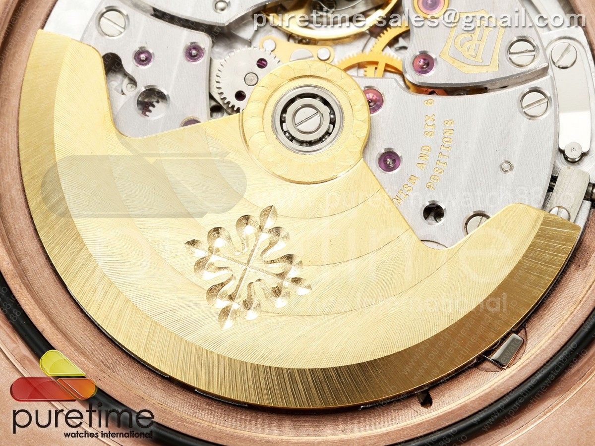 Nautilus 5711 RG DDF 1:1 Best Edition White Dial on Brown Leather Strap DD324 Super Clone (Weighted - Image 19