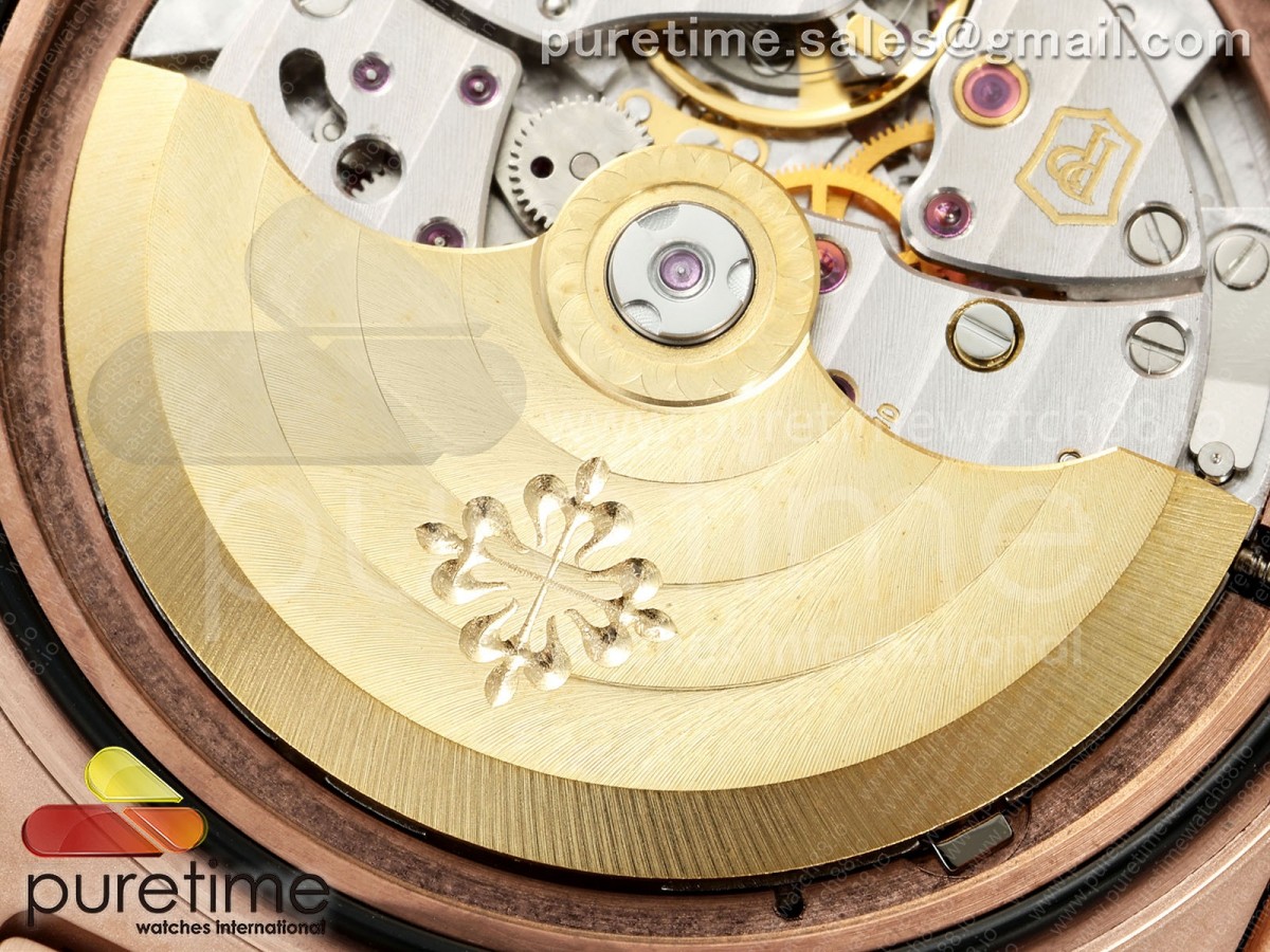 Nautilus 5711 RG DDF 1:1 Best Edition White Dial on Brown Leather Strap DD330 Super Clone (Weighted) - Image 16