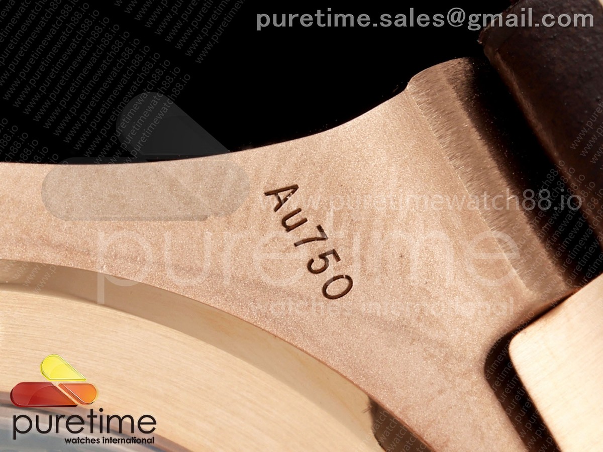 Nautilus 5711 RG DDF 1:1 Best Edition White Dial on Brown Leather Strap DD330 Super Clone (Weighted) - Image 9