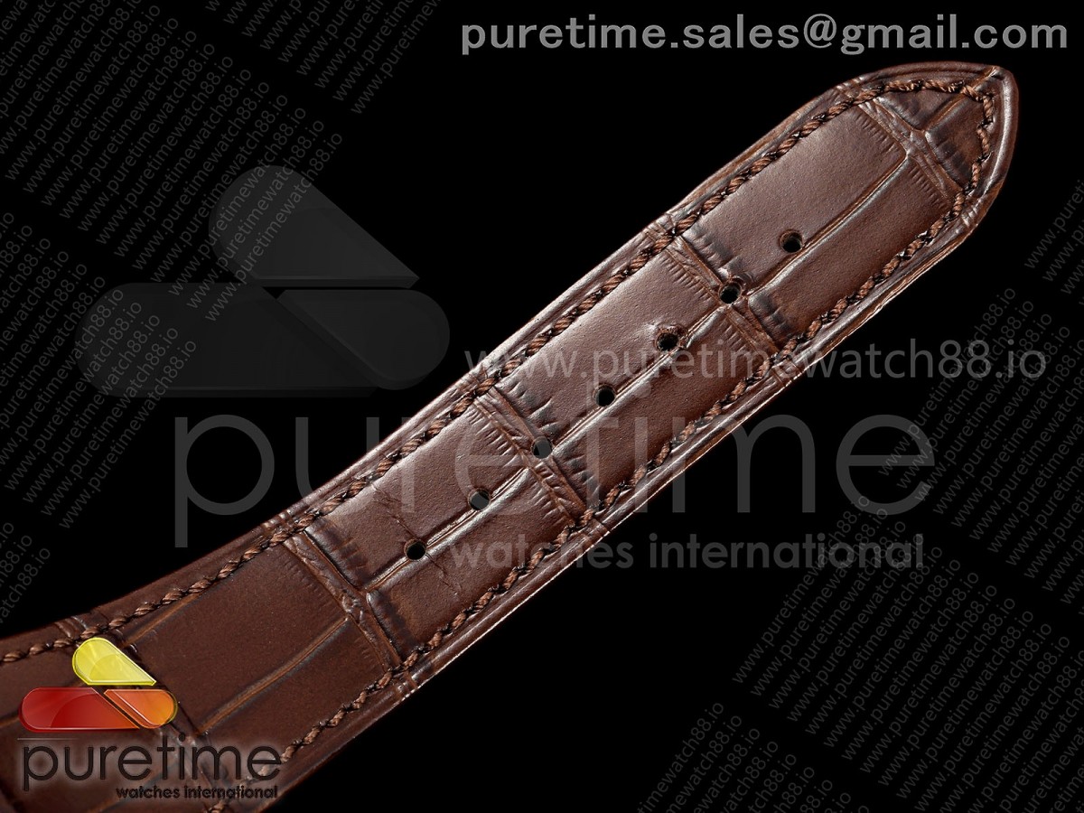 Nautilus 5711 RG DDF 1:1 Best Edition White Dial on Brown Leather Strap DD330 Super Clone (Weighted) - Image 10