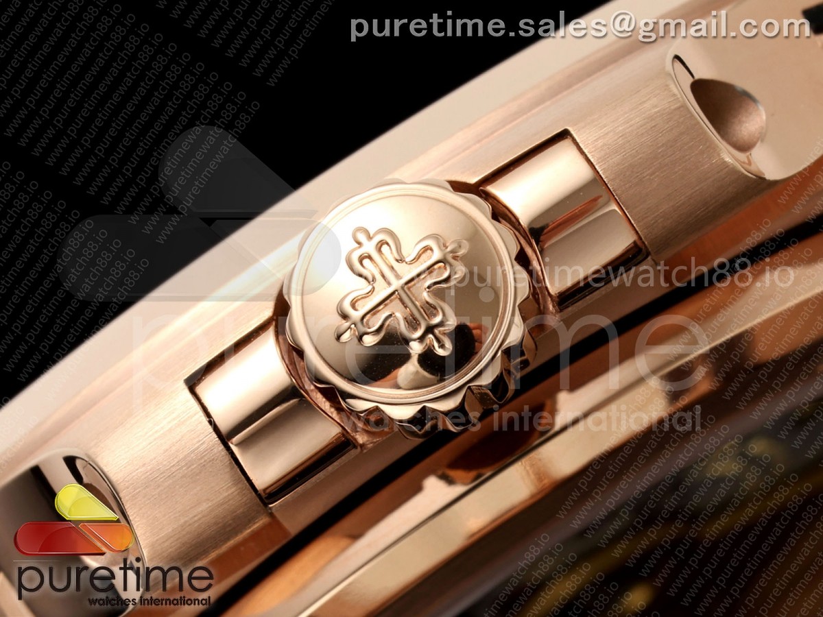 Nautilus 5711 RG DDF 1:1 Best Edition Gray Dial on RG Bracelet DD324 Super Clone (Weighted) - Image 6