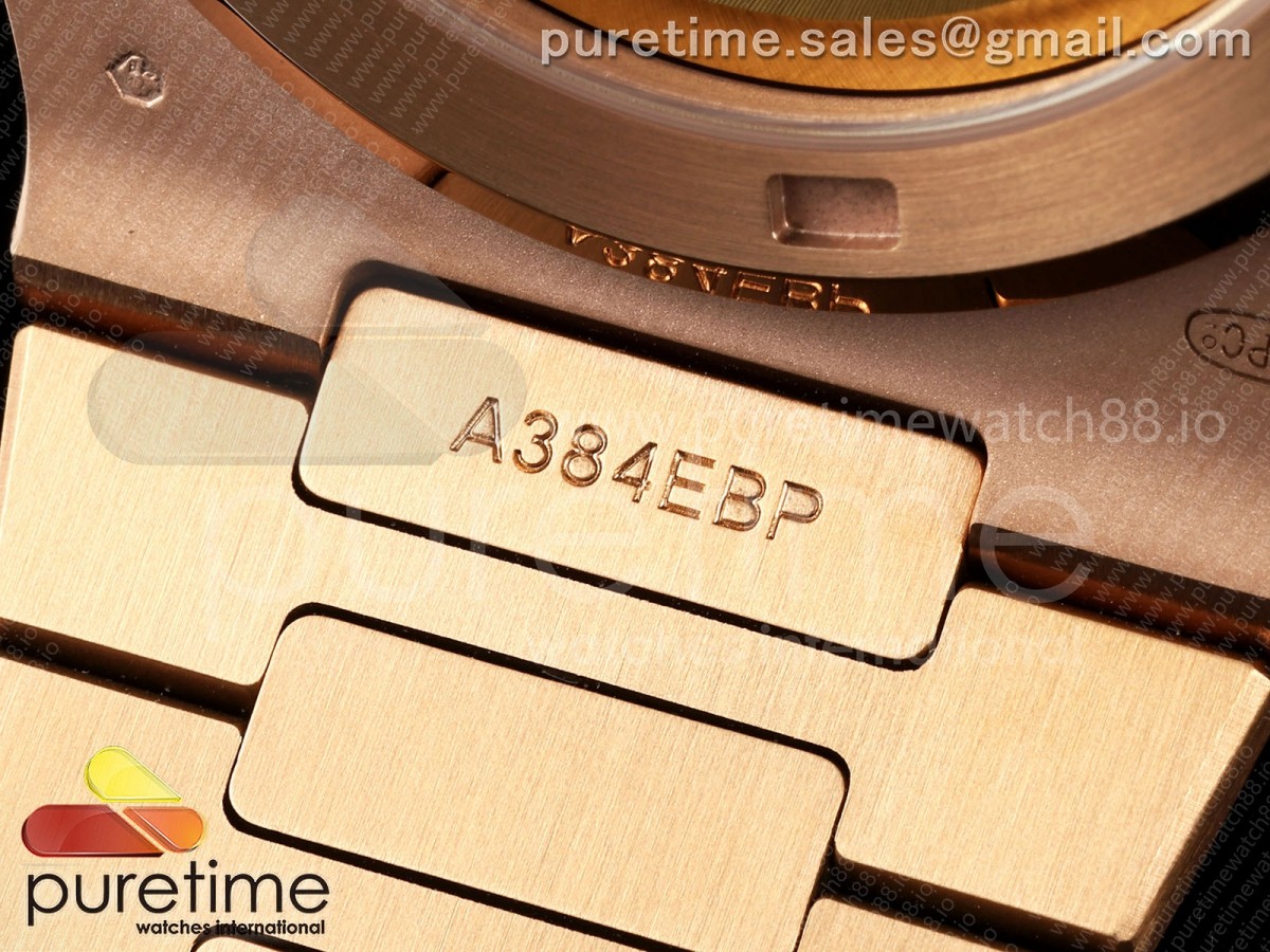Nautilus 5711 RG DDF 1:1 Best Edition Gray Dial on RG Bracelet DD324 Super Clone (Weighted) - Image 9