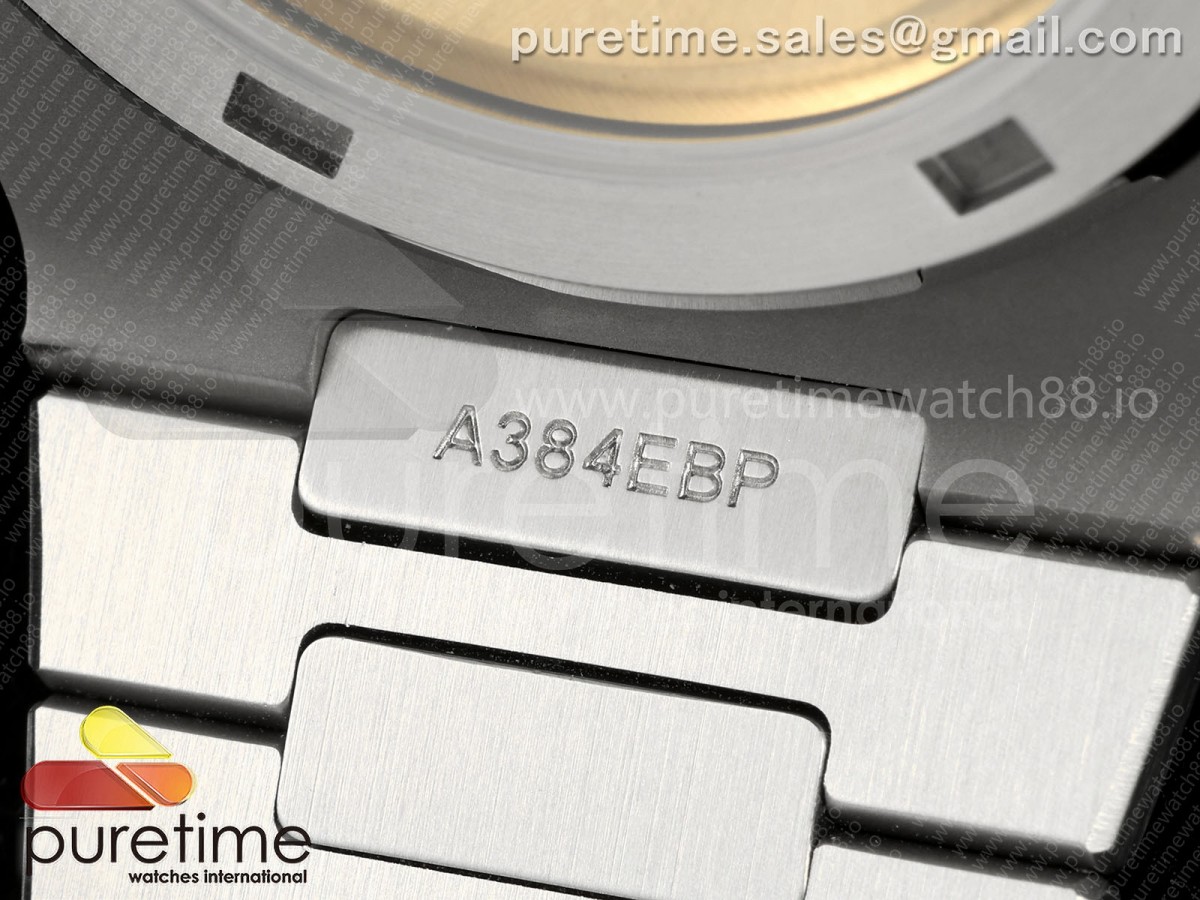 Nautilus 5711 VAF 1:1 Best Edition SWF Blue Dial Tiffany Stemp on SS Bracelet DD324 Super Clone (Mod) - Image 9
