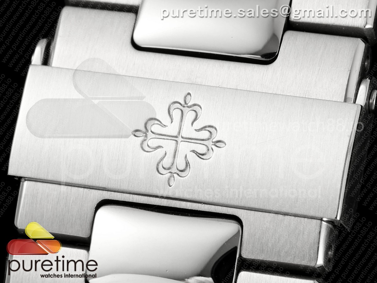 Nautilus 5711 VAF 1:1 Best Edition SWF Blue Dial Tiffany Stemp on SS Bracelet DD324 Super Clone (Mod) - Image 8