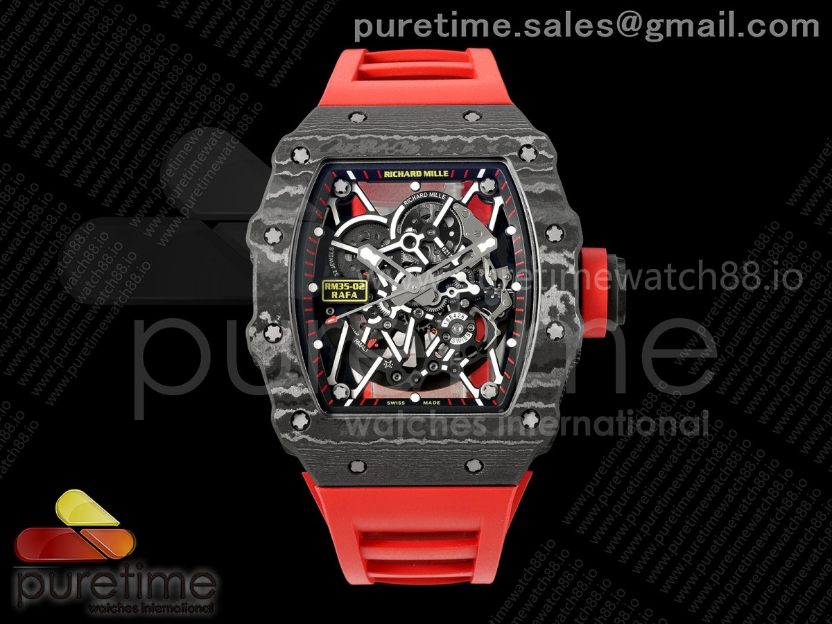 RM035-02 VAF 1:1 Best Edition on Red Rubber Strap RMAL1 Super Clone Free Sprung with MOD Case - Image 16