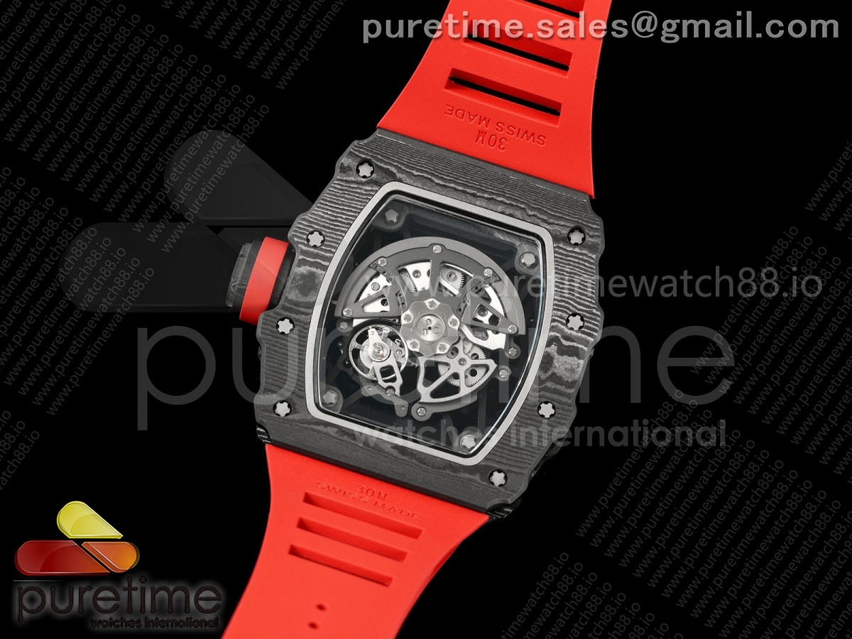 RM035-02 VAF 1:1 Best Edition on Red Rubber Strap RMAL1 Super Clone Free Sprung with MOD Case - Image 20