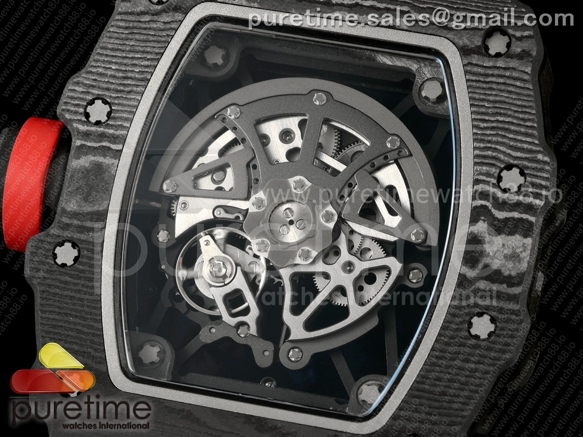 RM035-02 VAF 1:1 Best Edition on Red Rubber Strap RMAL1 Super Clone Free Sprung with MOD Case - Image 11