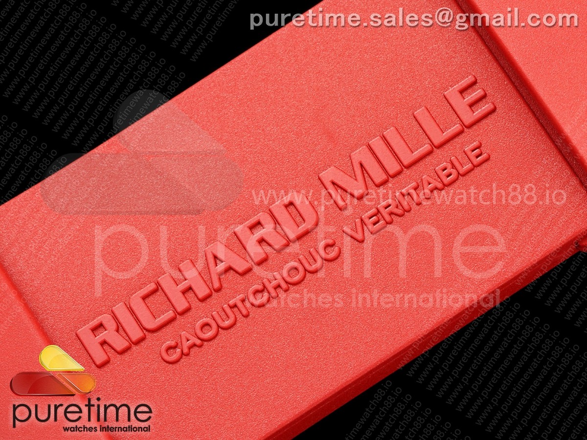 RM035-02 VAF 1:1 Best Edition on Red Rubber Strap RMAL1 Super Clone Free Sprung with MOD Case - Image 14