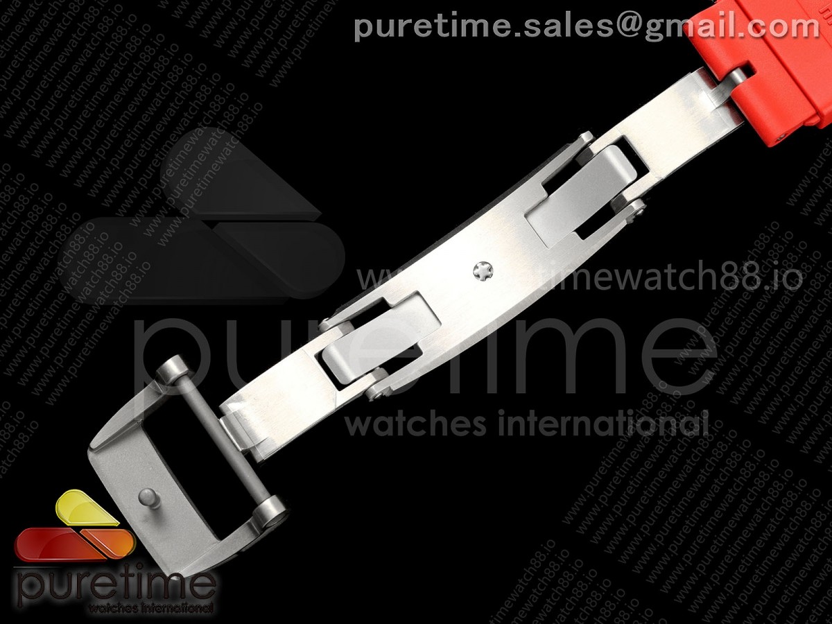 RM035-02 VAF 1:1 Best Edition on Red Rubber Strap RMAL1 Super Clone Free Sprung with MOD Case - Image 15