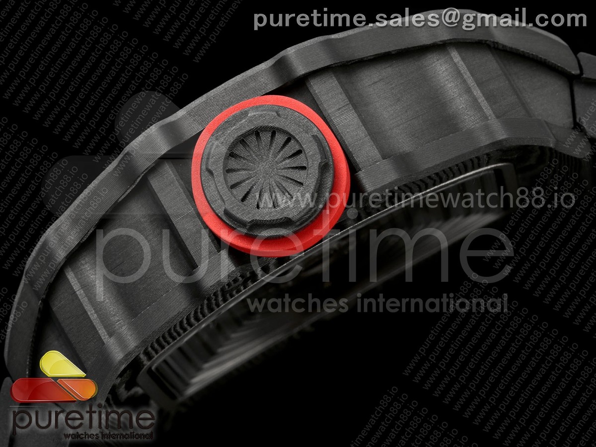 RM035-02 VAF 1:1 Best Edition on Black Rubber Strap RMAL1 Super Clone NON Free Sprung with MOD Case - Image 3
