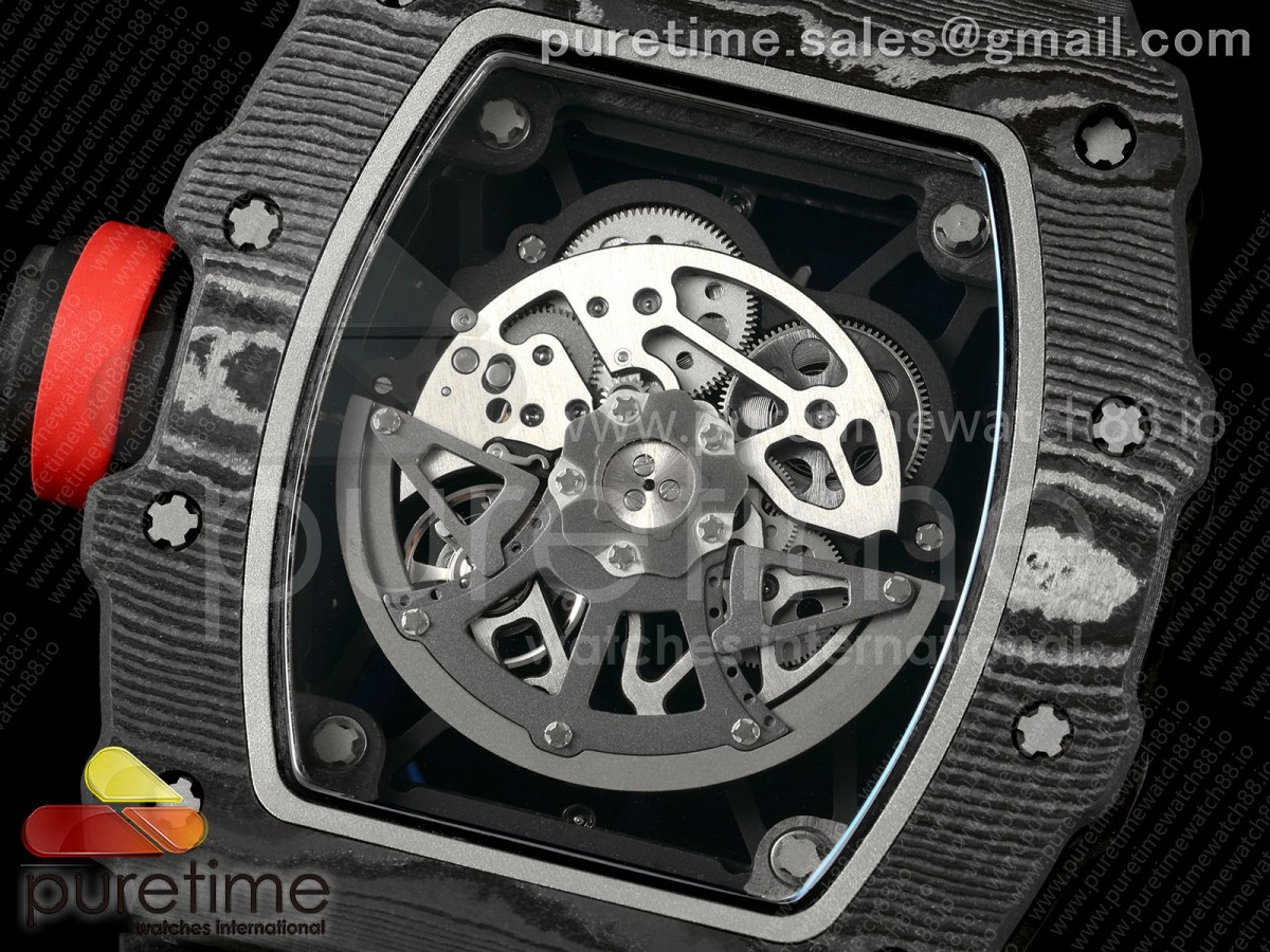 RM035-02 VAF 1:1 Best Edition on Red Rubber Strap RMAL1 Super Clone Free Sprung with MOD Case - Image 2