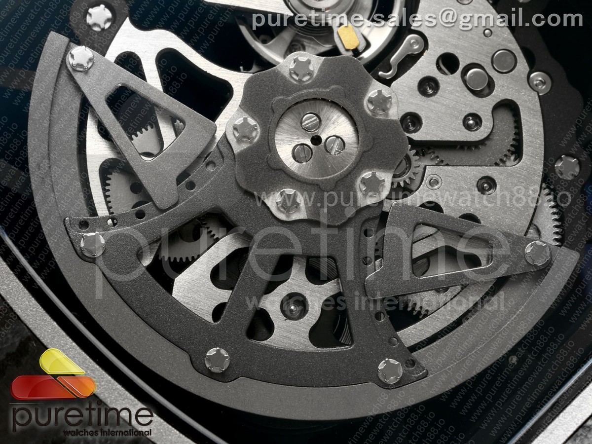 RM035-02 VAF 1:1 Best Edition on Black Rubber Strap RMAL1 Super Clone NON Free Sprung with MOD Case - Image 6