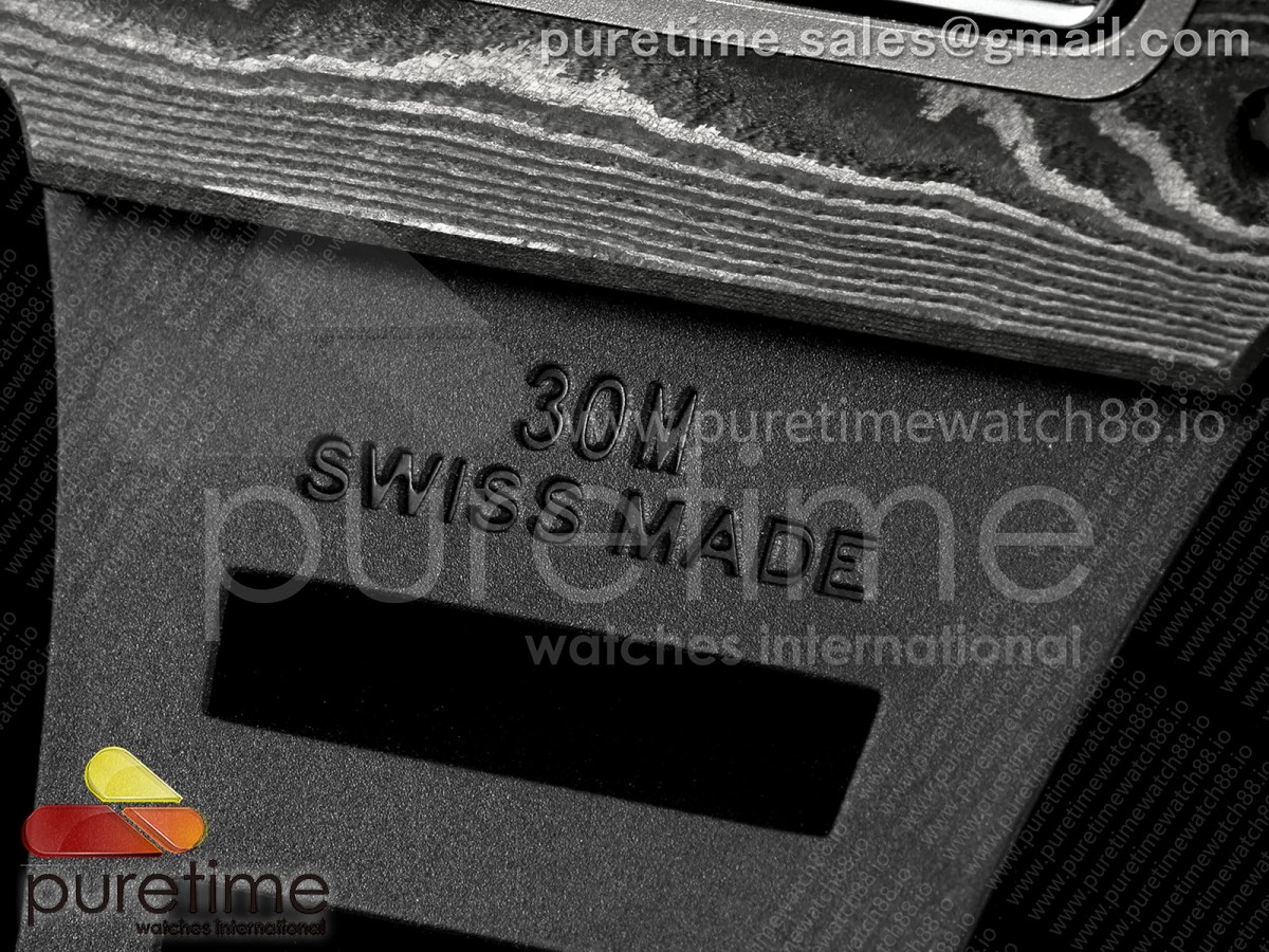 RM035-02 VAF 1:1 Best Edition on Black Rubber Strap RMAL1 Super Clone NON Free Sprung with MOD Case - Image 9