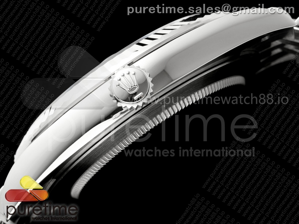 DateJust 41 126334 SEEK 1:1 Best Edition 904L Steel Gray Stick Dial on Jubilee Bracelet VR3235 - Image 5