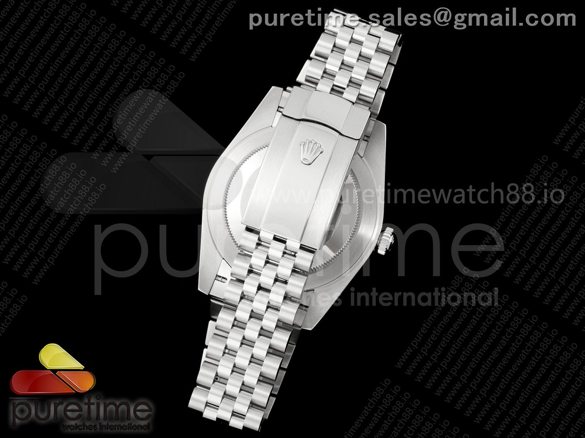 DateJust 41 126334 SEEK 1:1 Best Edition 904L Steel Gray Stick Dial on Jubilee Bracelet VR3235 - Image 10