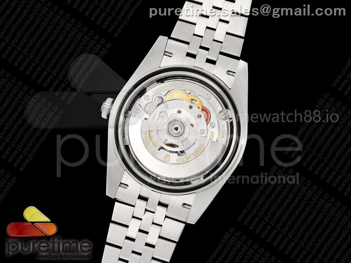 DateJust 41 126334 SEEK 1:1 Best Edition 904L Steel Gray Stick Dial on Jubilee Bracelet VR3235 - Image 12