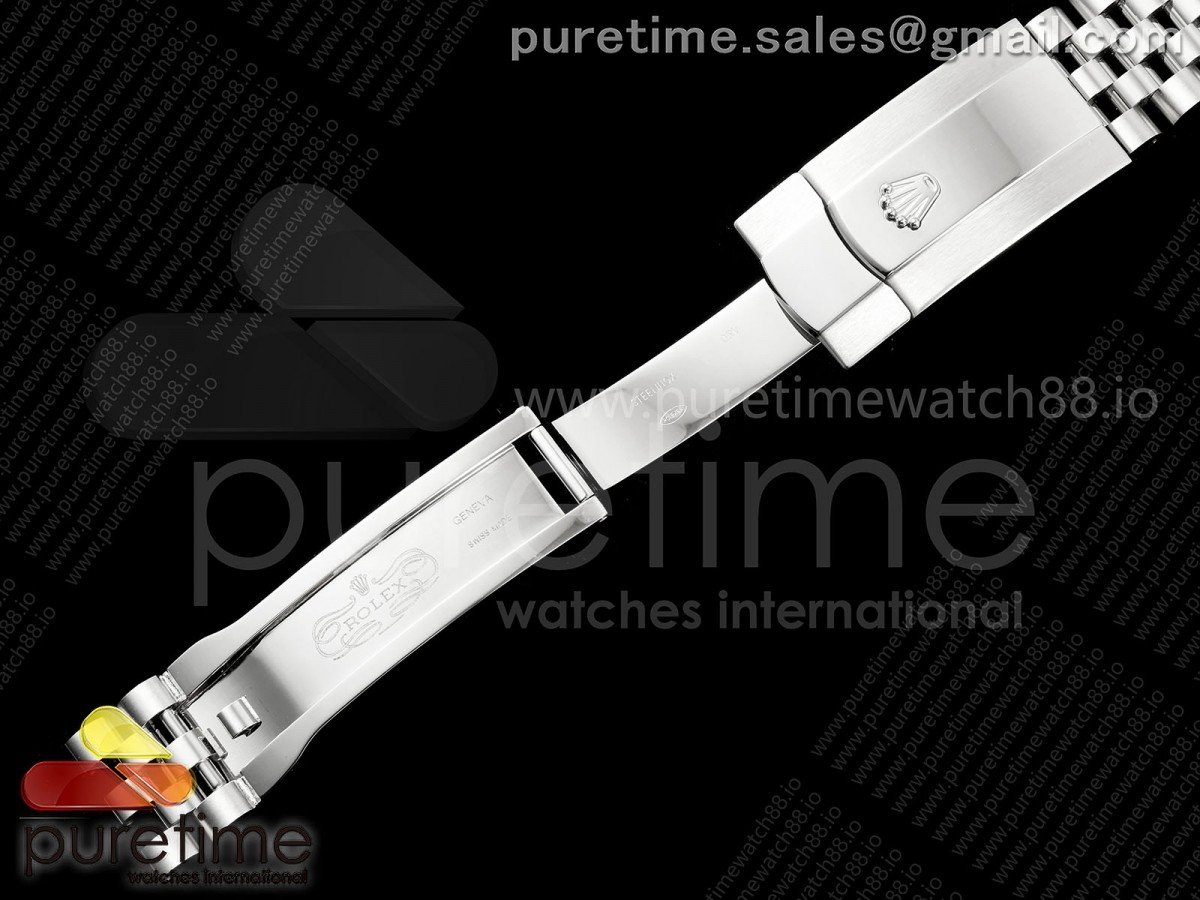 DateJust 41 126334 SEEK 1:1 Best Edition 904L Steel Gray Stick Dial on Jubilee Bracelet VR3235 - Image 9